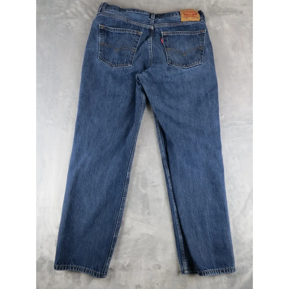 Levi's 550 Relaxed Fit Jeans Mens W36 L32‎ Blue Denim Classic Casual Pants